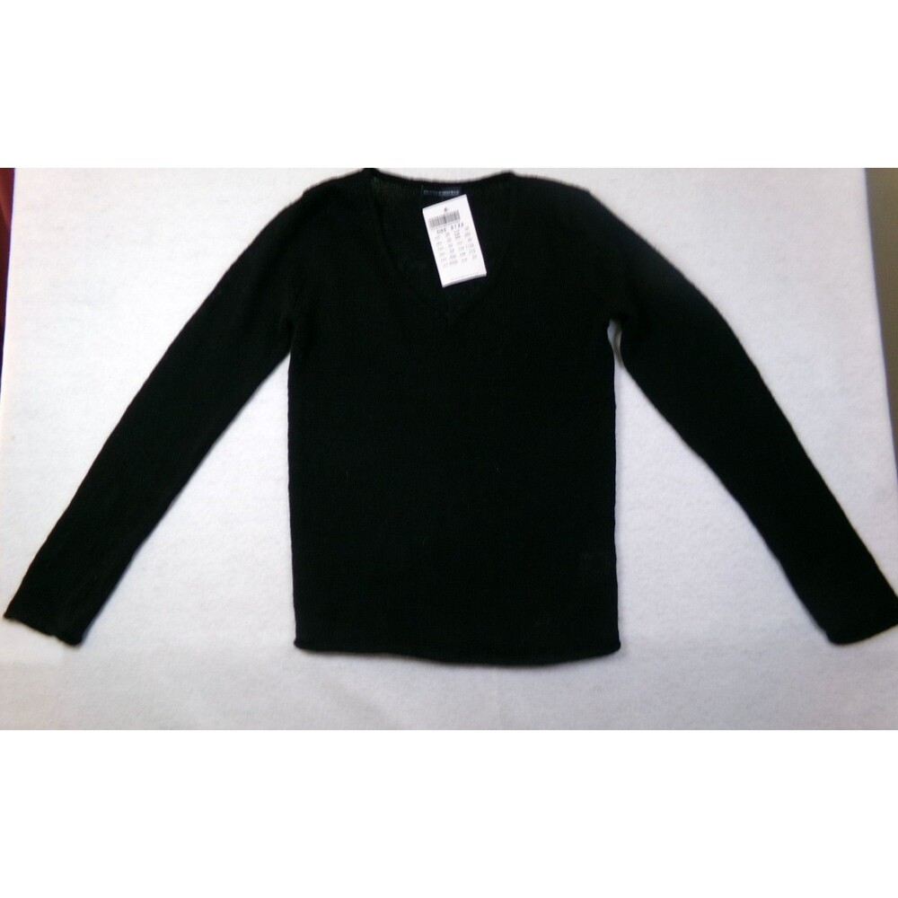 Brandy Melvil Women's OS Black Pullover Sweater Y2K Preppy